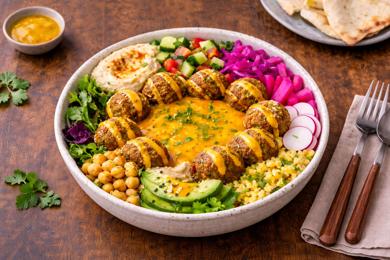 Gold Falafel Bowl